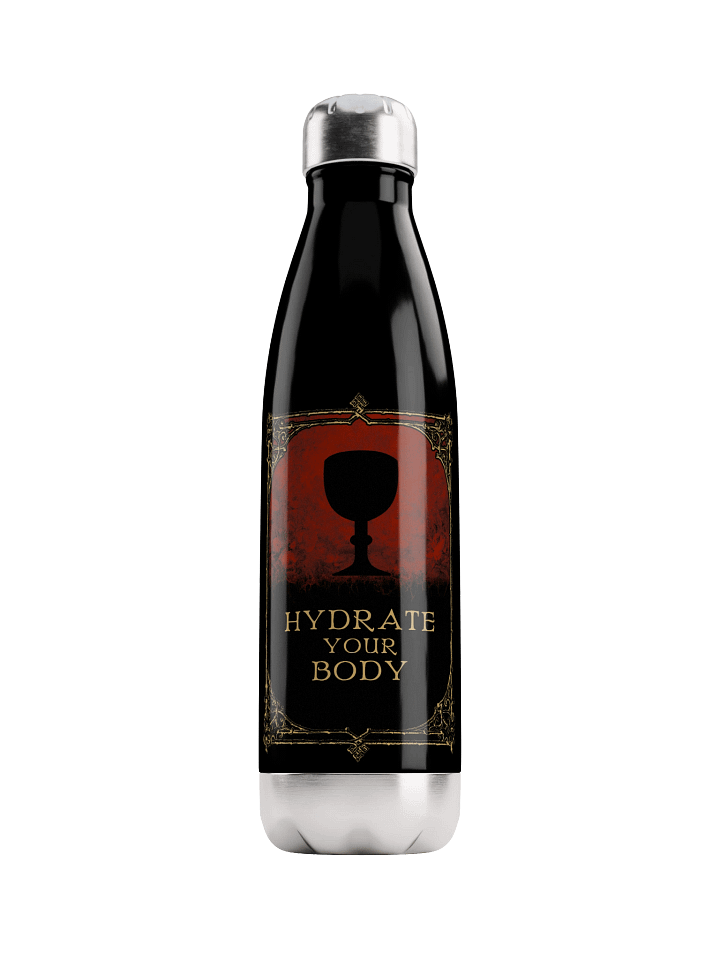 Hydrate Your Body Water Bottle (Sustaining the Mortal Vessel Quest Collection) product image (1)