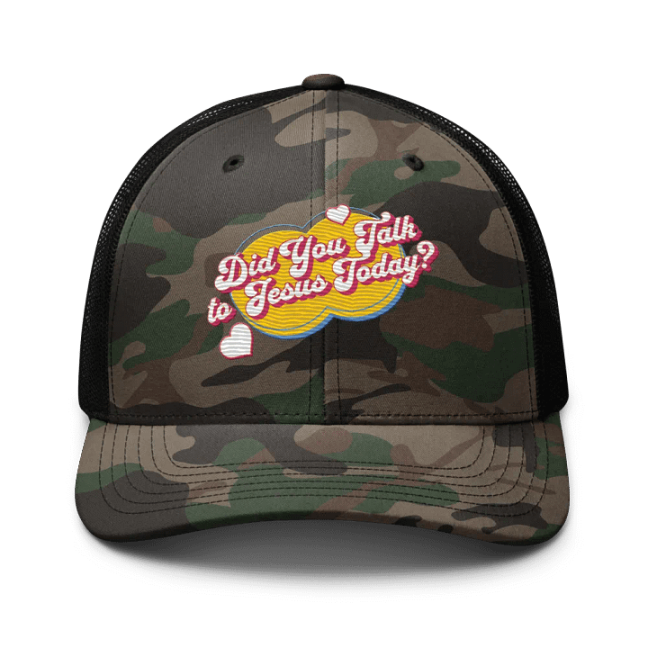 "Did You Talk to Jesus Today?" - Camo Hat product image (1)