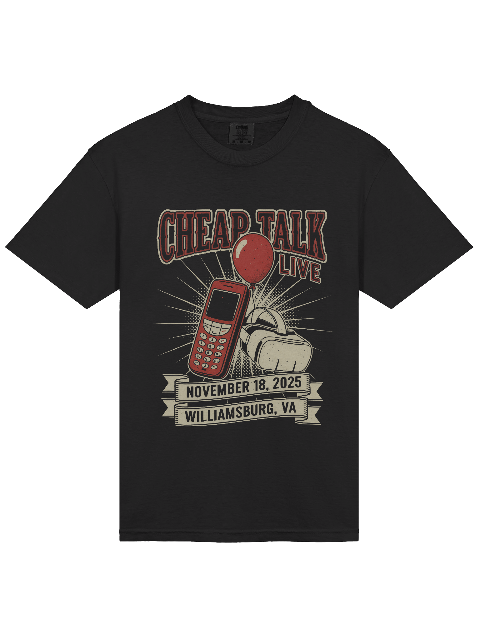 Cheap Talk Live Tee 2025 product image (73)