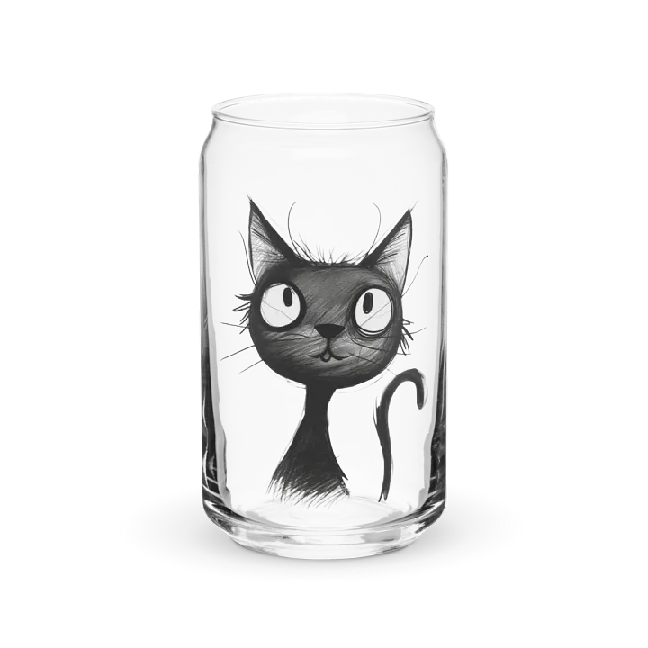 Black Kitty Glass Can product image (2)