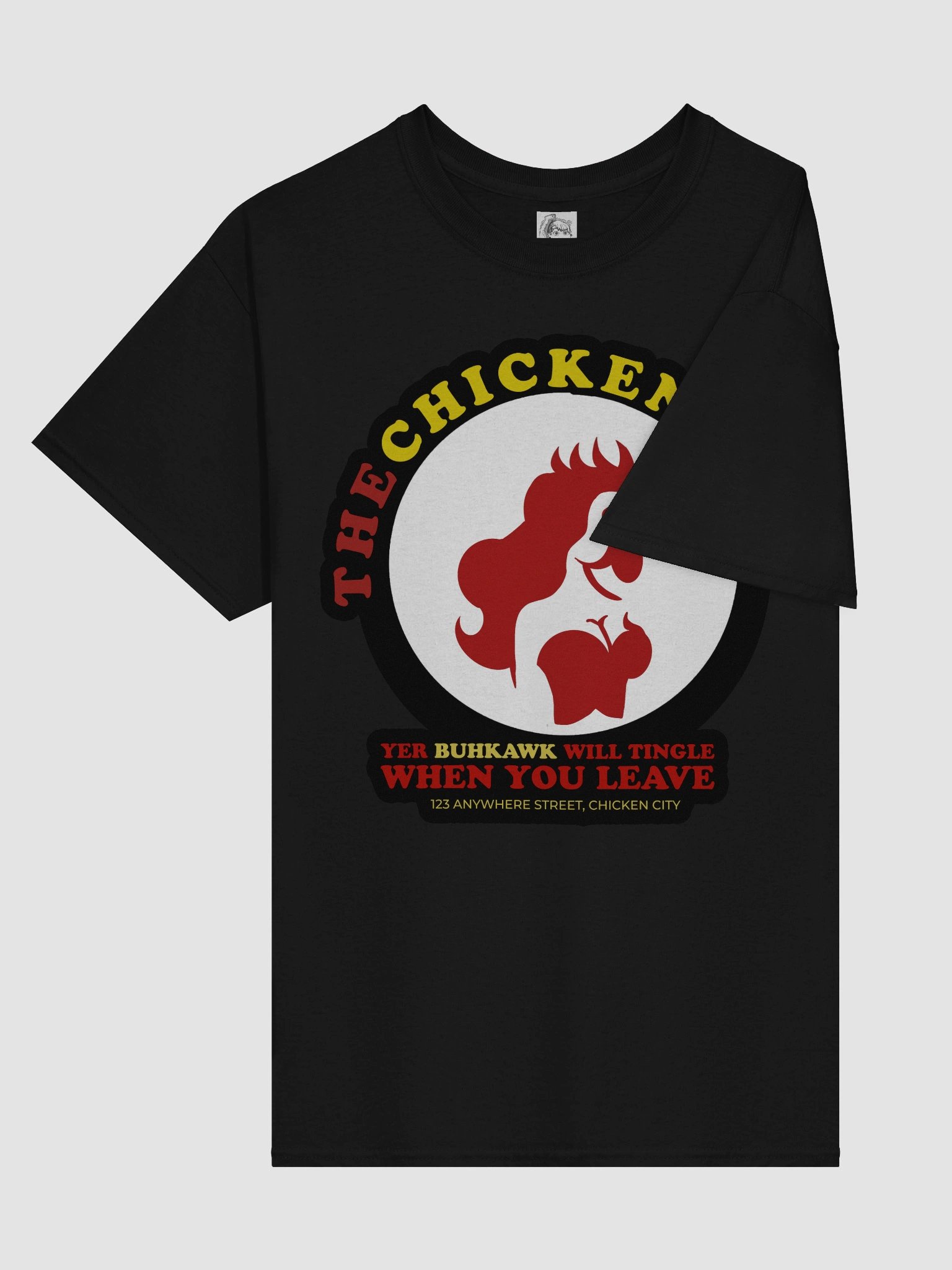 'Yer Buhkawk Tingle' Chicken Hut Tee product image (3)