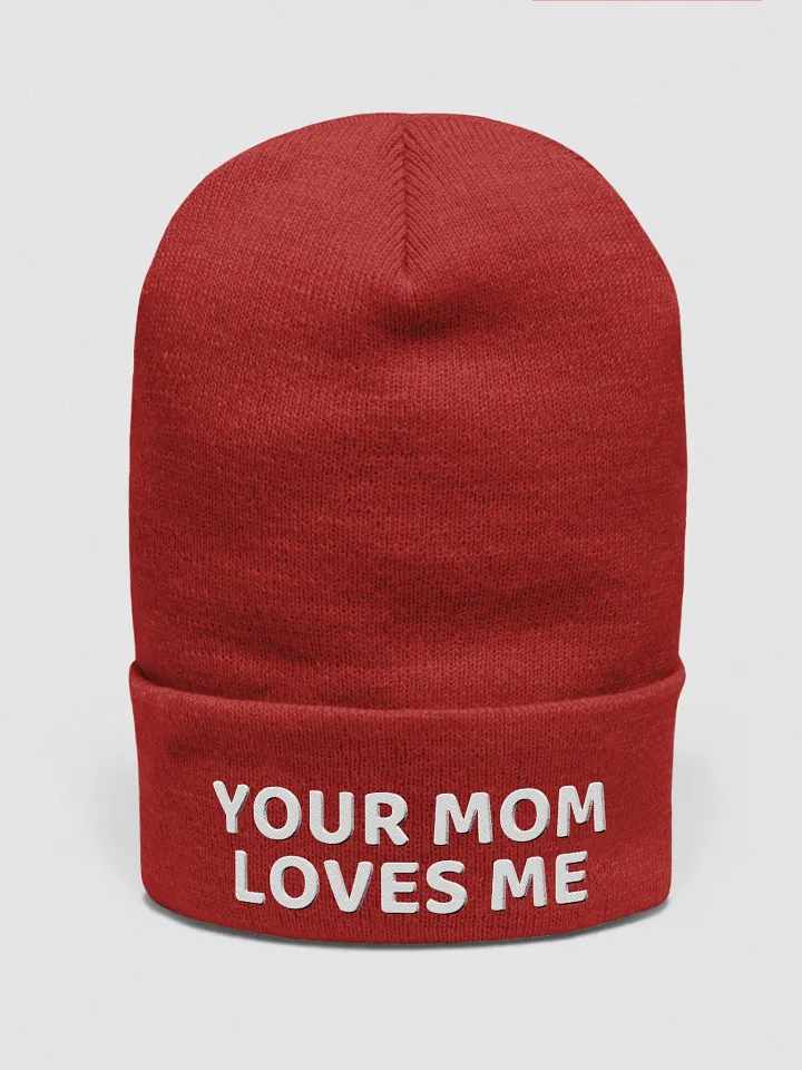 YOUR MOM LOVES ME Beanie product image (2)