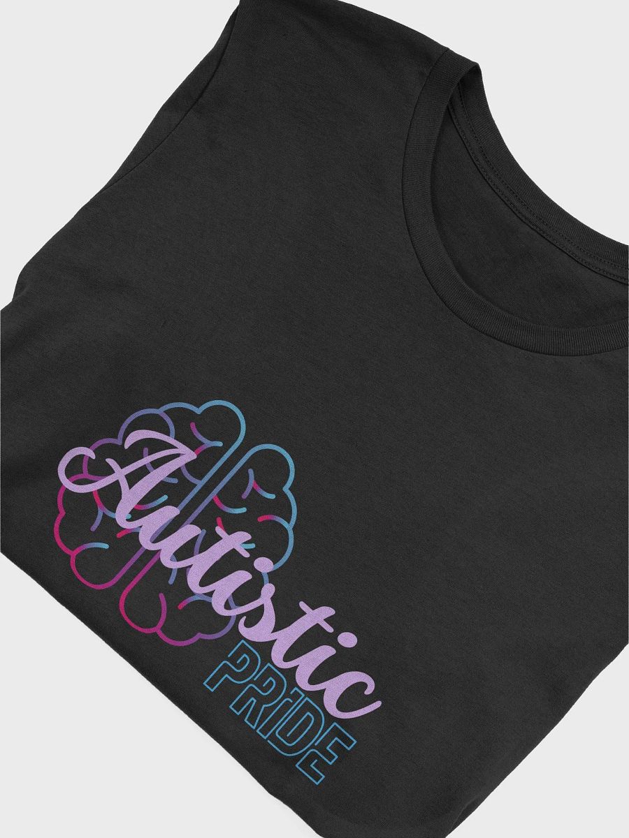 Autistic Pride Brain Super Soft Gradient Shirt product image (4)