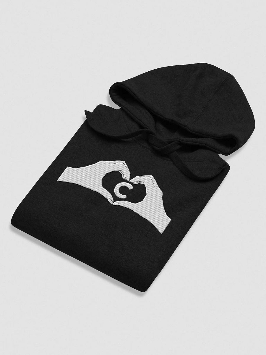 Heartfelt Love "C" Embroidered Unisex Premium Hoodie product image (49)
