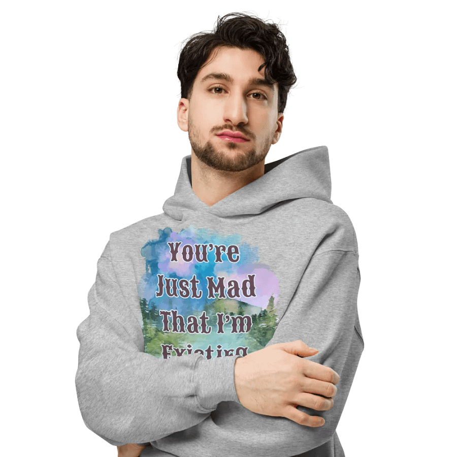 I'm Existing Unisex Oversized Hoodie product image (6)
