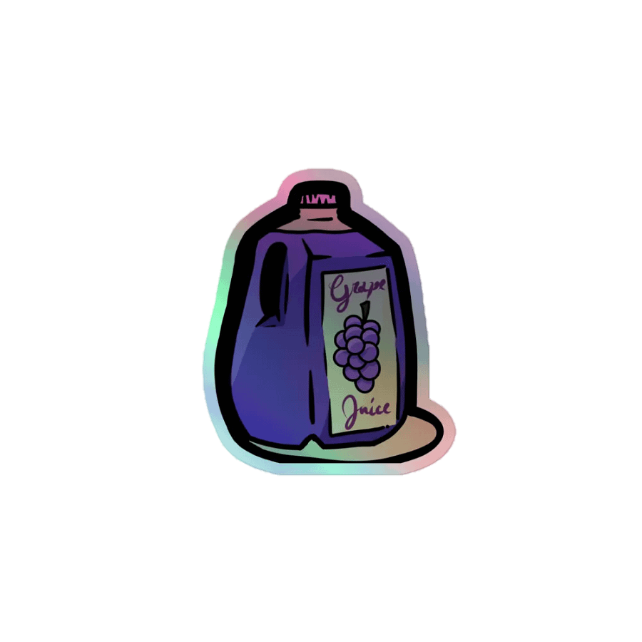 Grape Juice Holo Sticker product image (1)