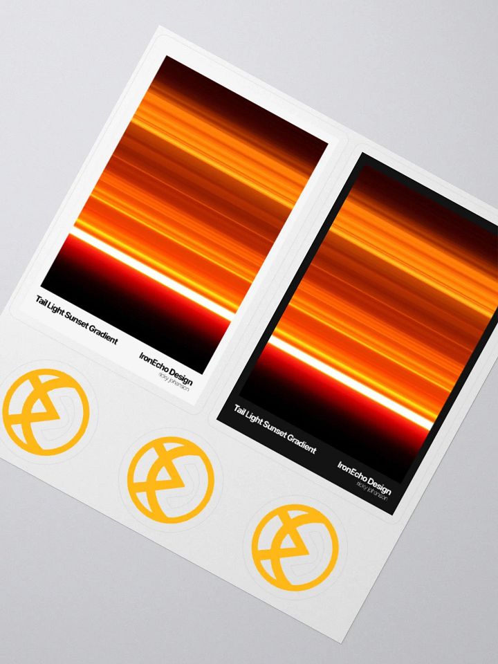 Pixel Stretch Sunset Gradient Sticker Set product image (2)