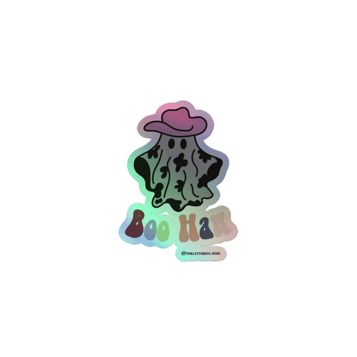 Ghostly Footwear Holographic Sticker Sheet product image (1)