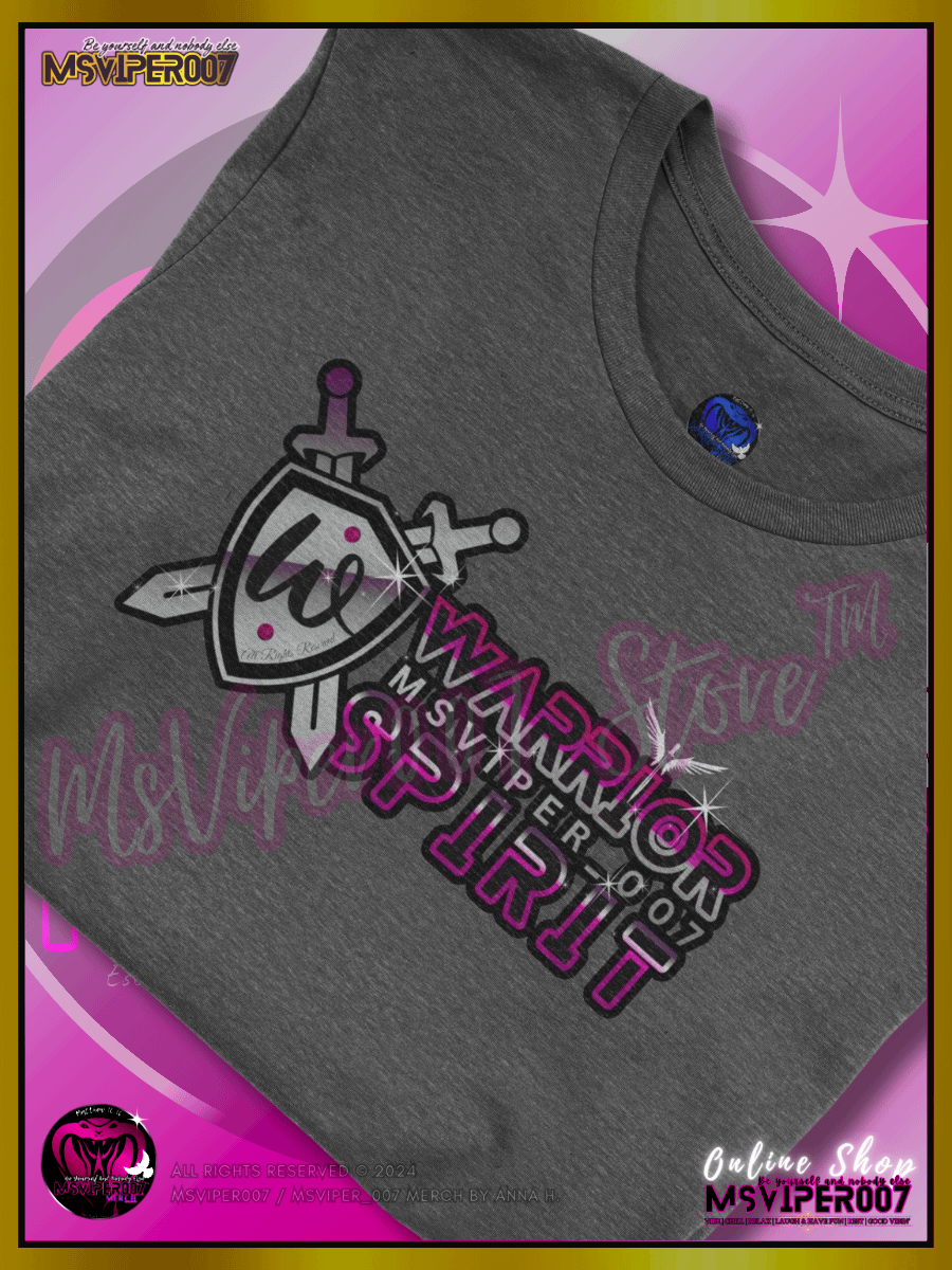 T-Shirt - MsViper007's "Warrior Spirit [pink]" Comfort T-shirt By Anna H. product image (3)