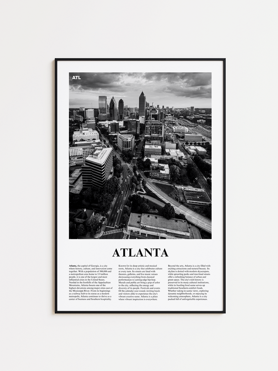 Atlanta 02 Newspaper Poster product image (1)