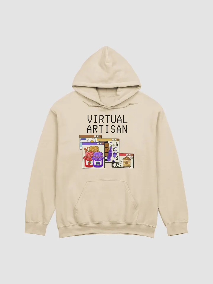 Virtual Artisan Hoodie - Black Text product image (92)