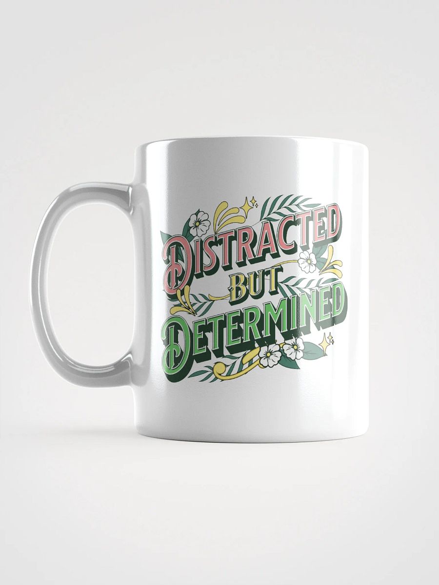 Distracted But Determined Floral Mug product image (1)