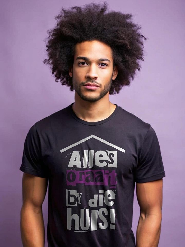 Afrikaans Pride T-Shirt: 'Alles Oraait by die Huis!' - South African Heritage Tee product image (2)