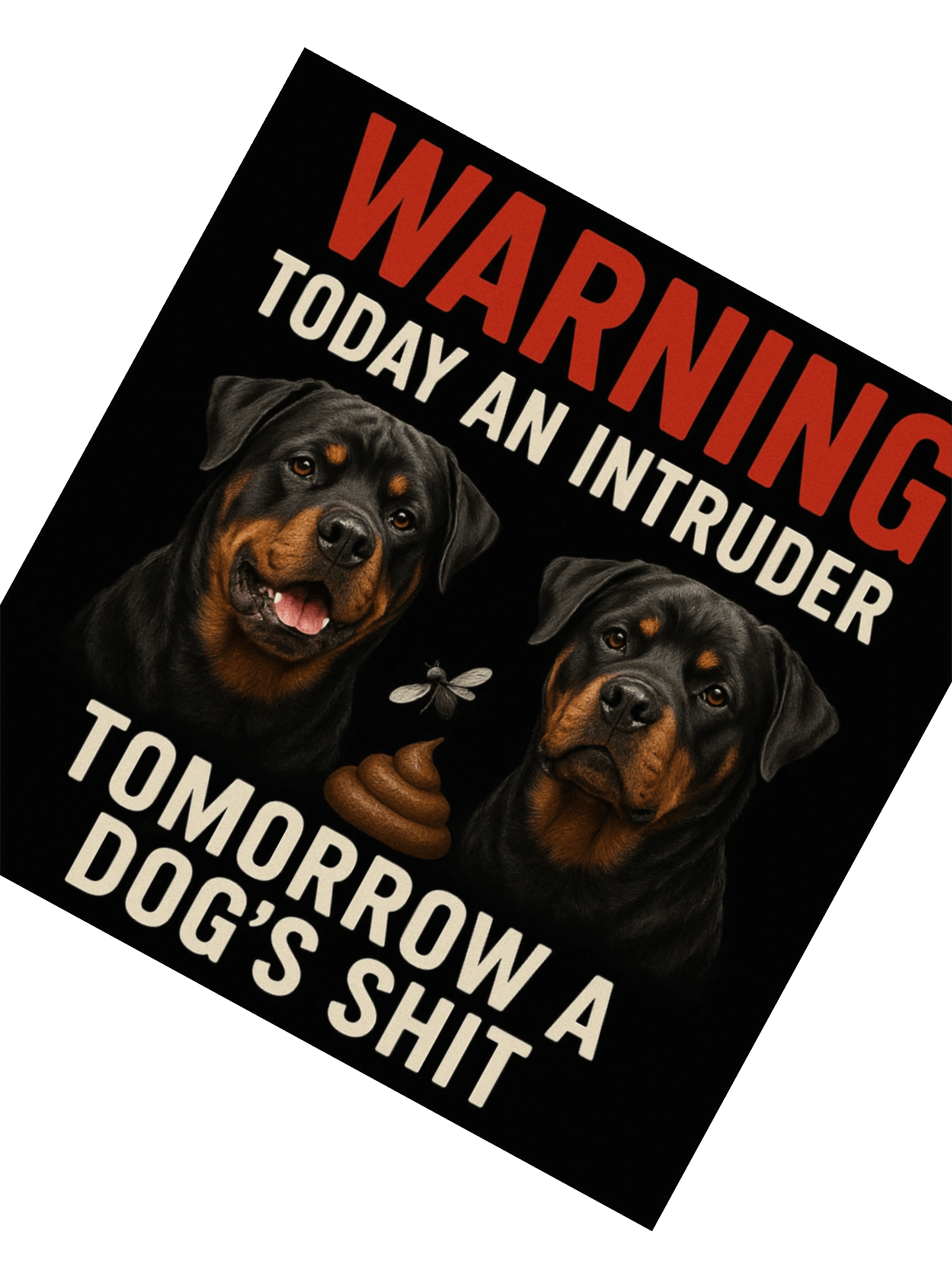 Rottweiler Intruder Alert Sticker product image (4)