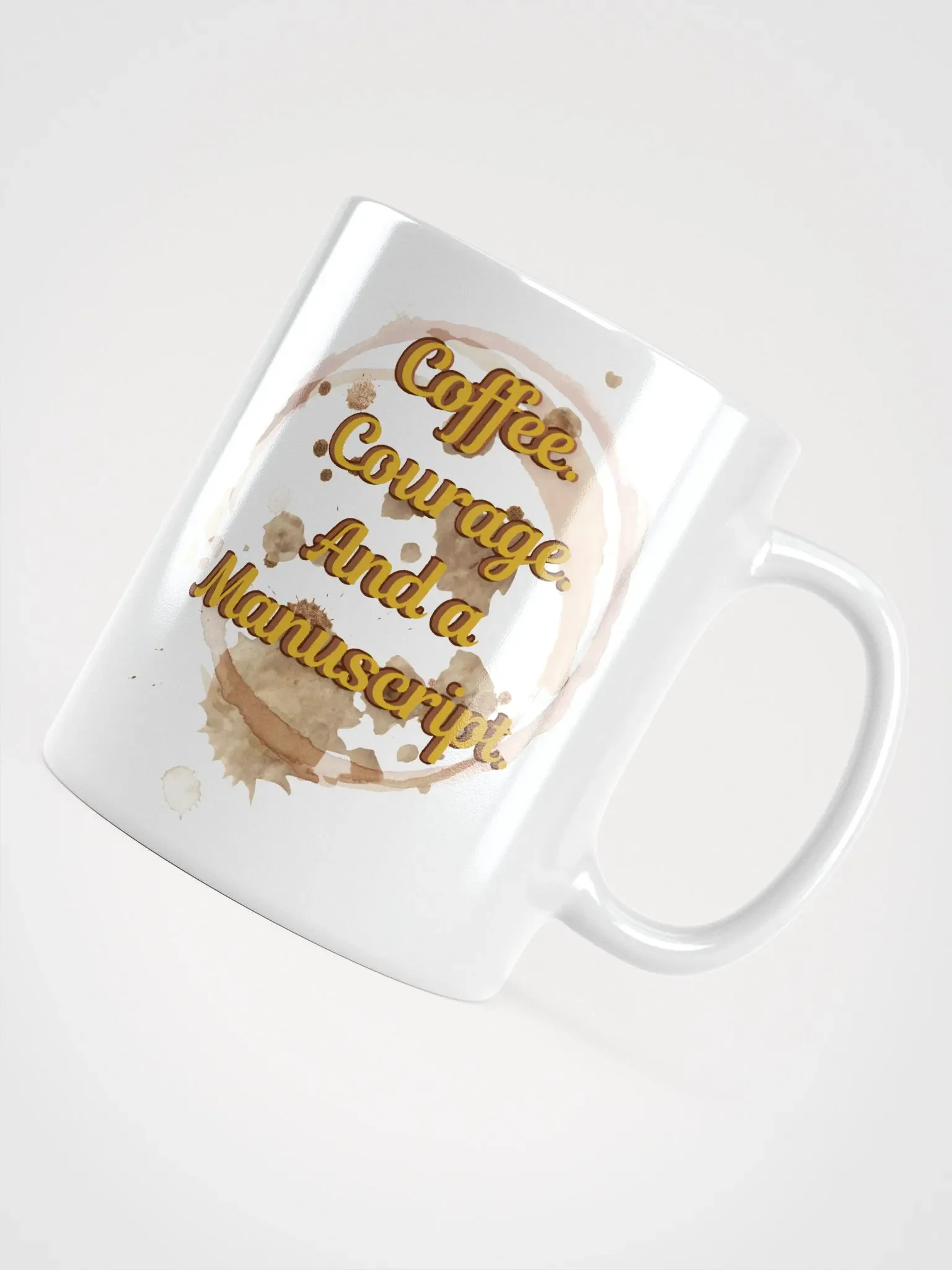 Coffee. Courage. And a Manuscript - Inspirational Writer’s Coffee Mug for Authors and Creatives product image (4)