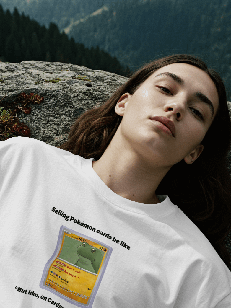 Selling Pokémon cards be like t-shirt product image (31)