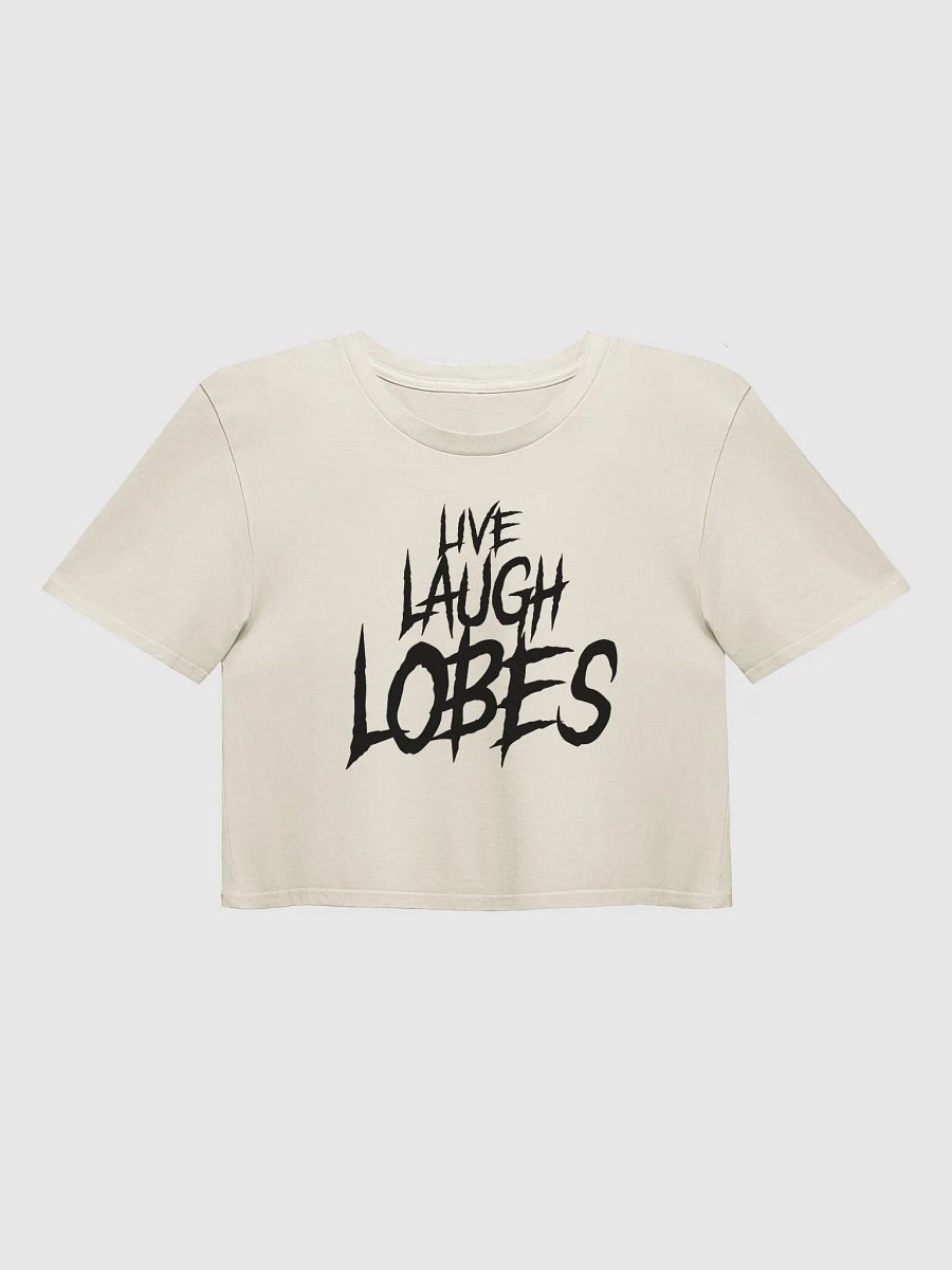 LIVE LAUGH LOBES 🐰 crop top product image (1)