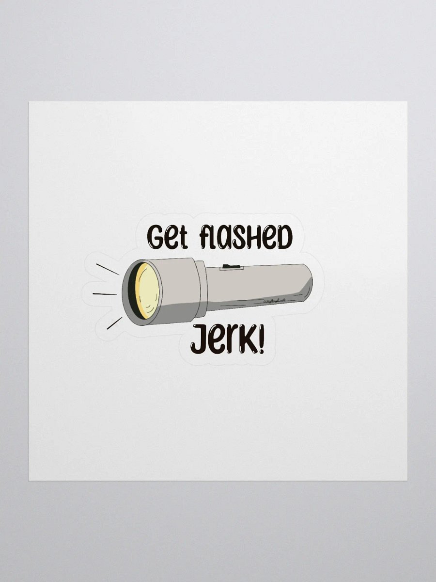 Get Flashed Jerk Sticker product image (1)