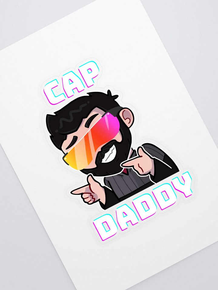 Playful Cap Daddy Sticker Sheet product image (1)