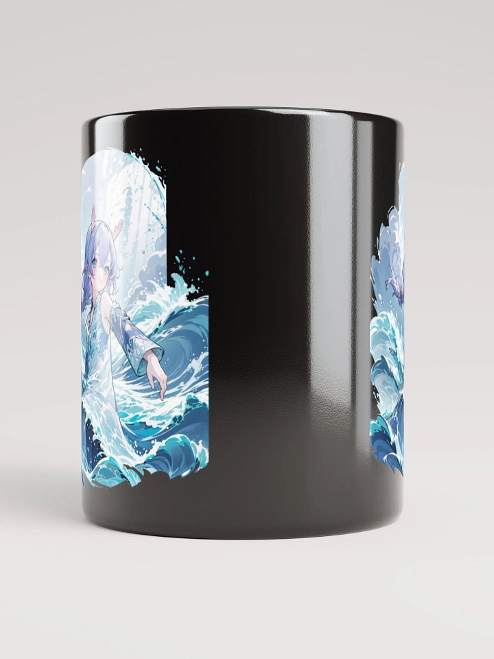 Black Glossy Mug - Bailu v2 (Honkai Star Rail) product image (2)