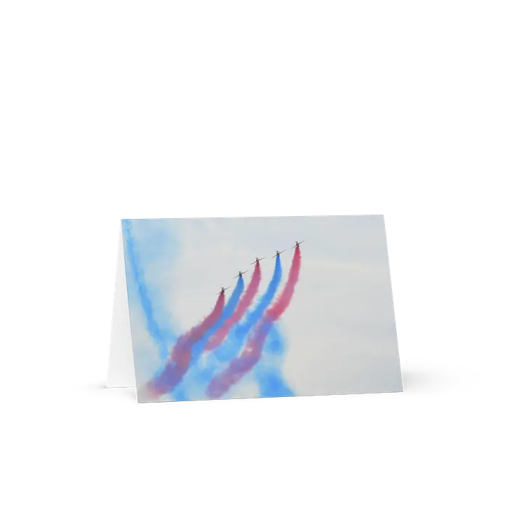 Red Arrows Flying (Greeting Card) product image (1)