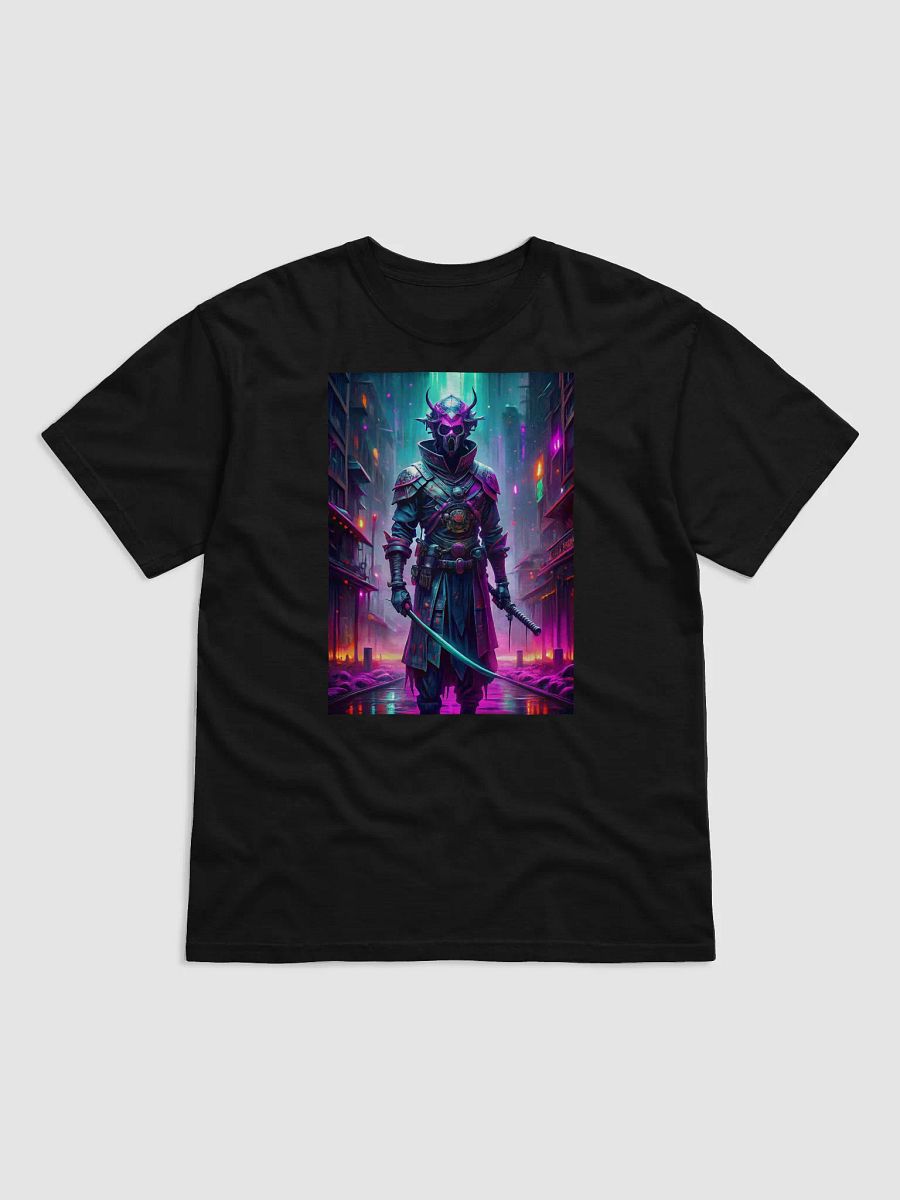 Neon Shogun – Cyberpunk Ronin T-Shirt product image (1)