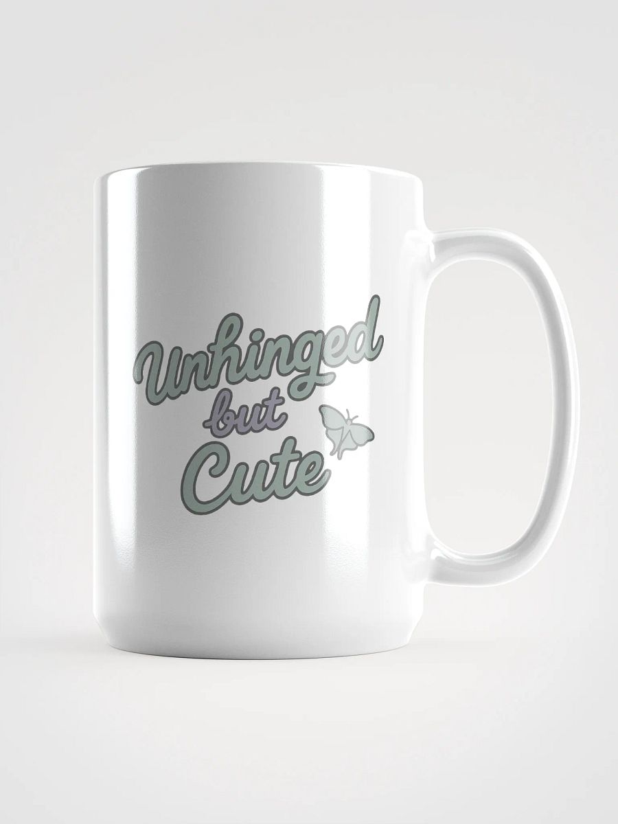 Unhinged but Cute – 15oz Ceramic Mug product image (1)