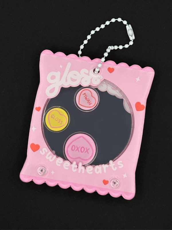 Gloss sweethearts candy shaker keyring product image (2)