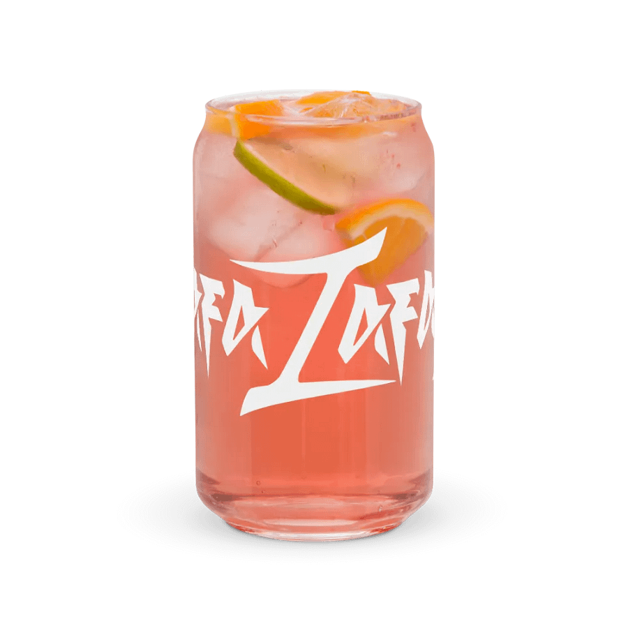 RafaZafar Logotext Can Glass (white) product image (7)