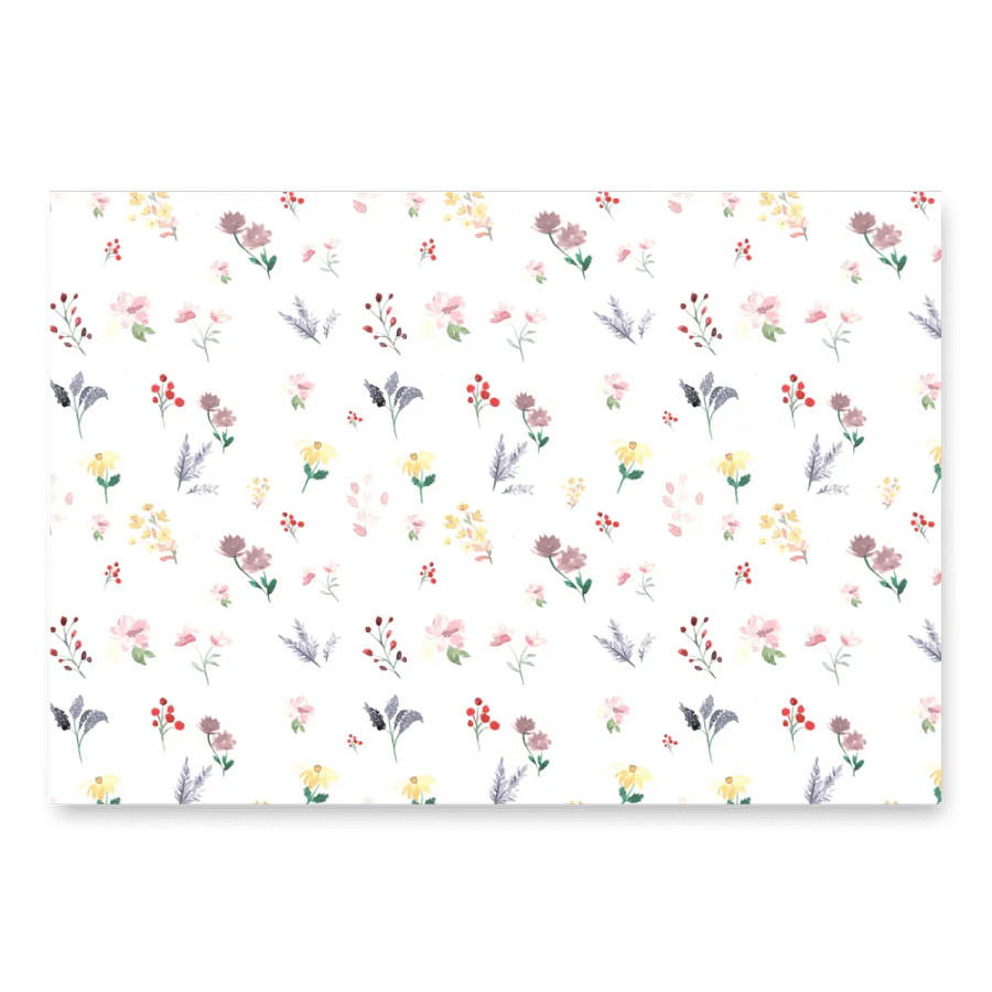 Watercolor Floral Wrapping Sheet Set product image (2)