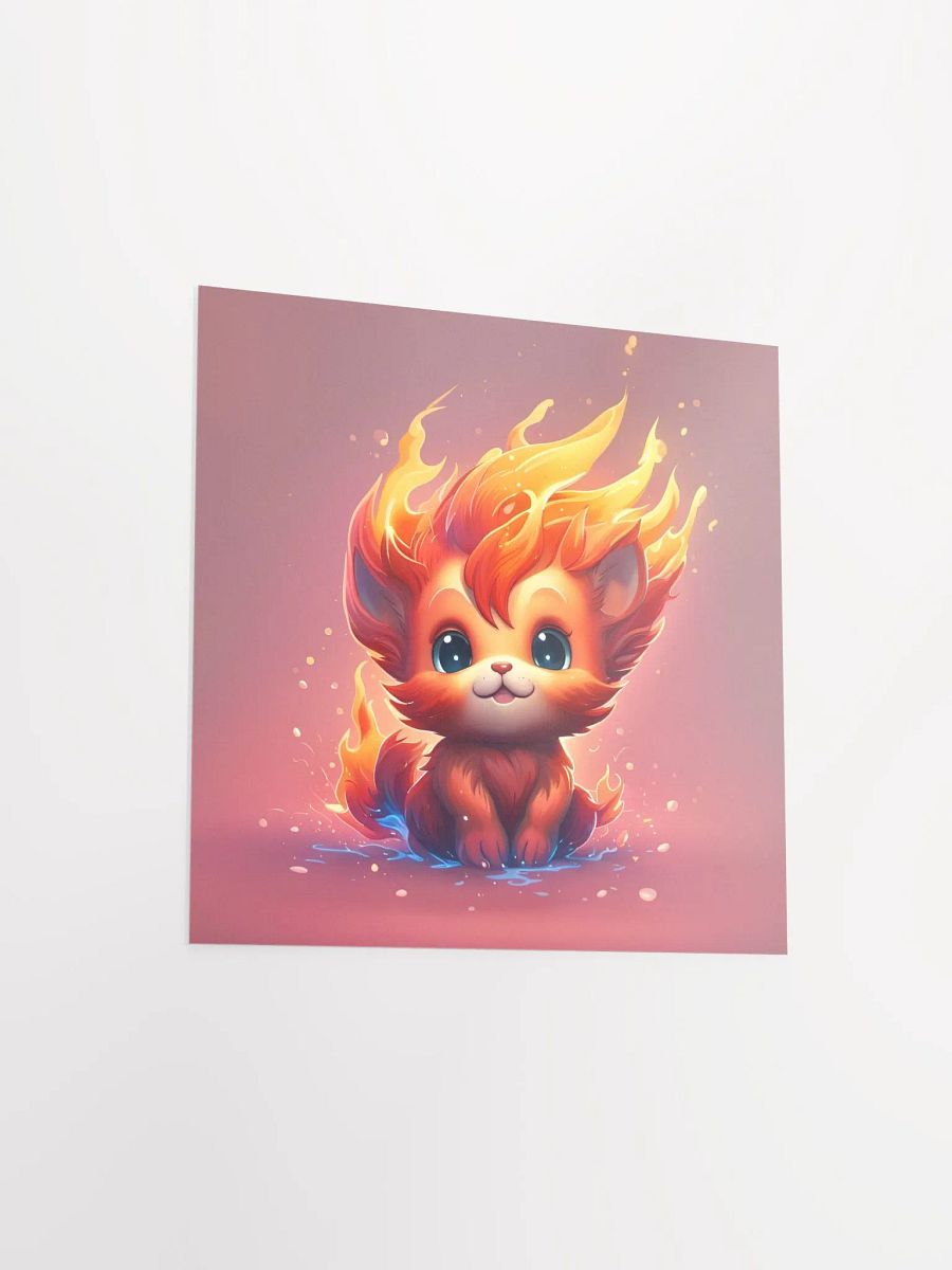 Fire Cat Poster product image (3)