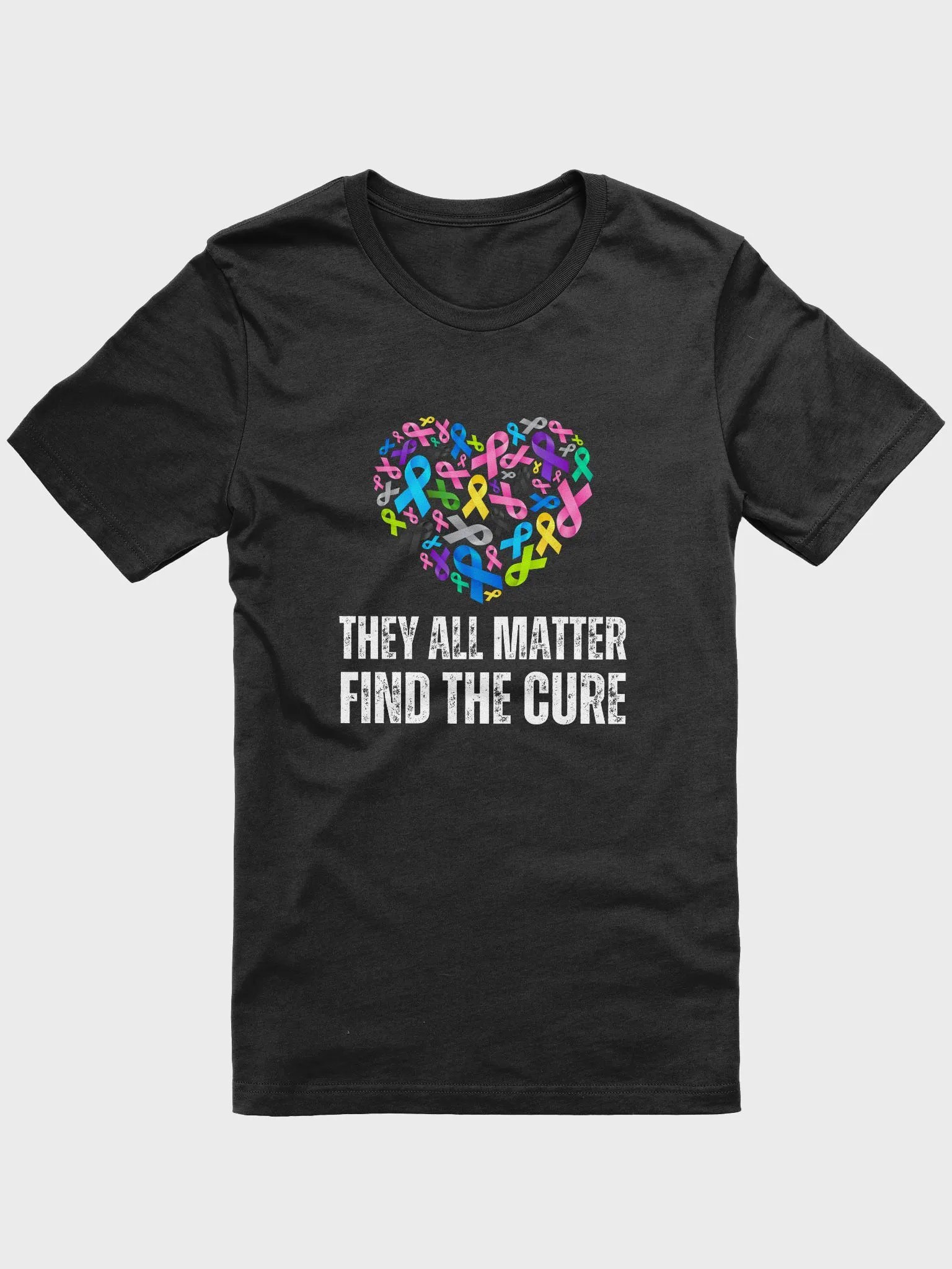 Cancer Awareness T-Shirt, Cancer Support Tee, Unisex Cancer Shirt, Cancer Fighter Gift, They All Matter Shirt product image (1)