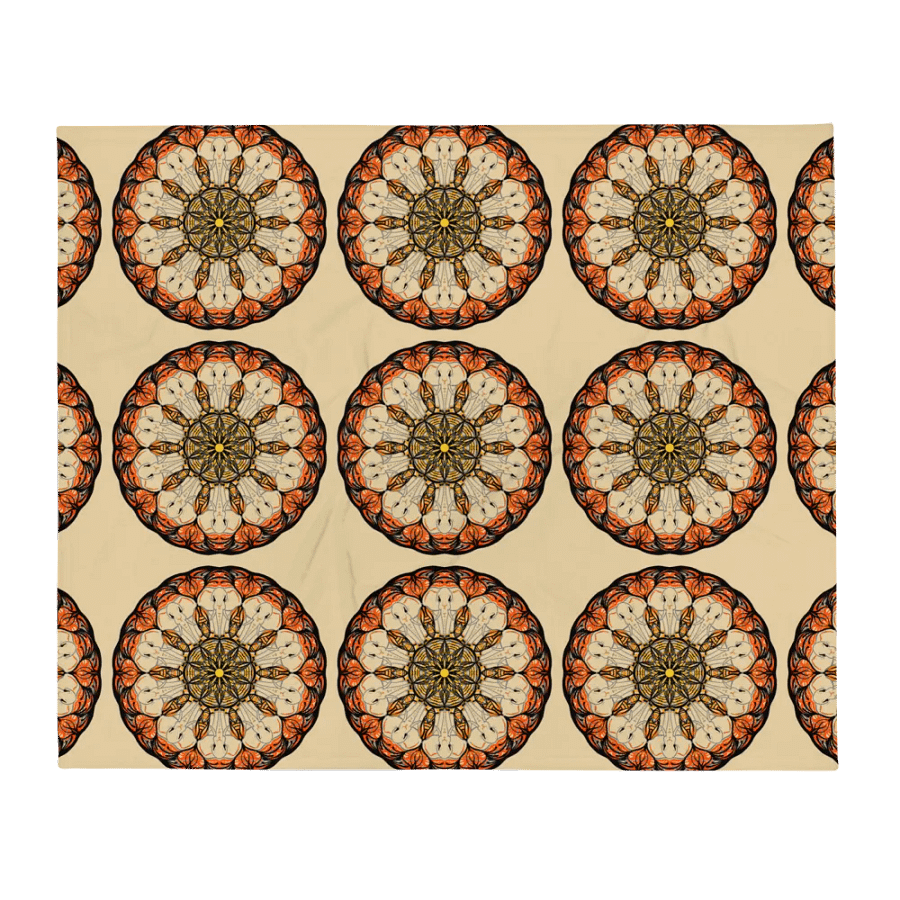 Mandala Elephants Throw Blanket product image (4)