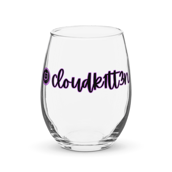 *Leaving Soon* TTV Name Logo Stemless Wine Glass product image (1)