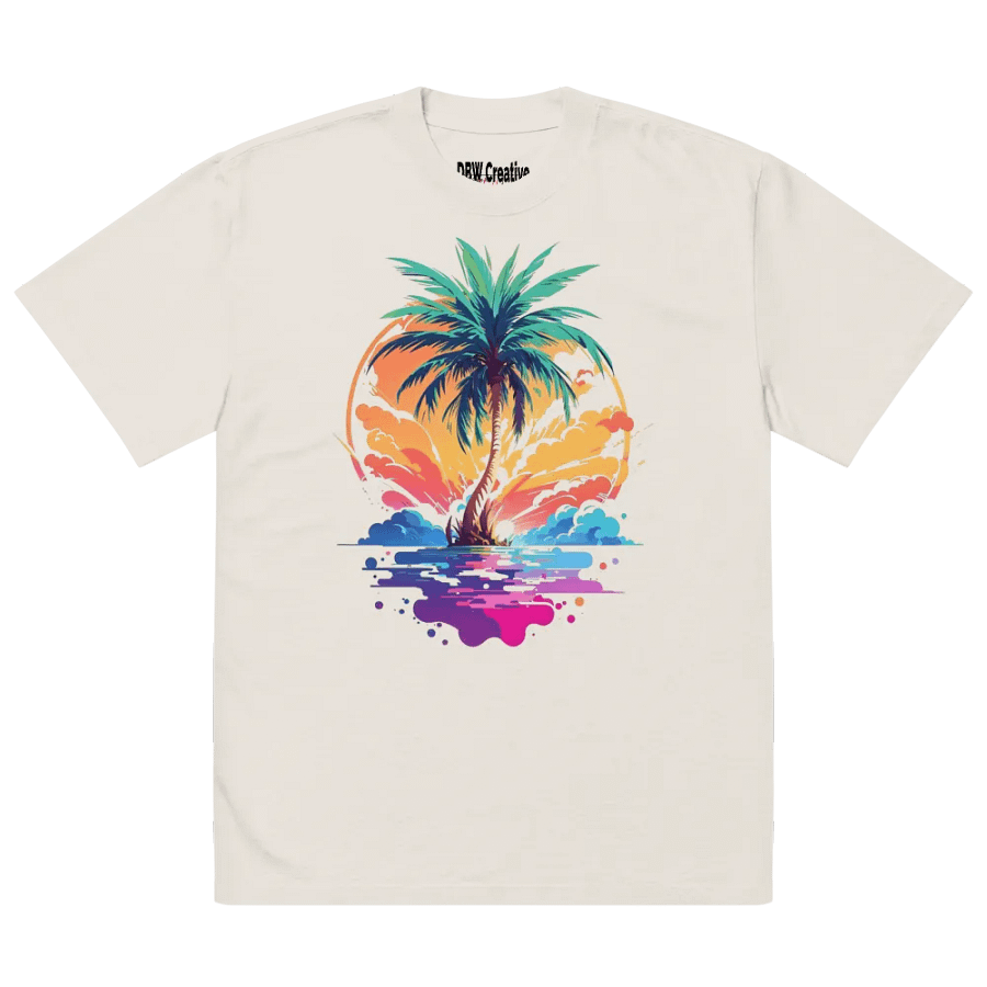 Palm Paradise Oversized Tee product image (2)