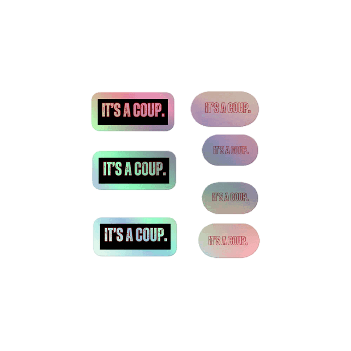 Resistors, It's a Coup, Holo Sticker Pack product image (1)