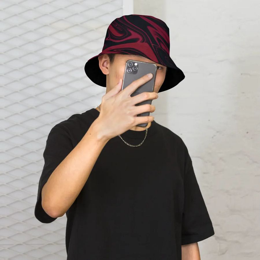 Stylish Swirl Reversible Bucket Hat product image (11)