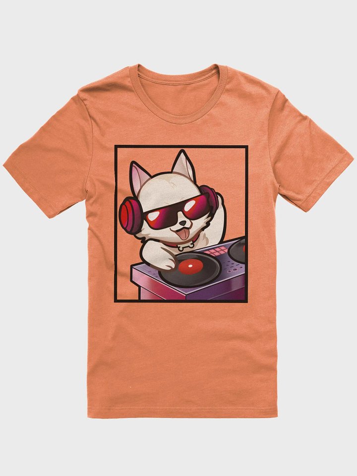DJ Woof T-Shirt (Black Border) product image (1)