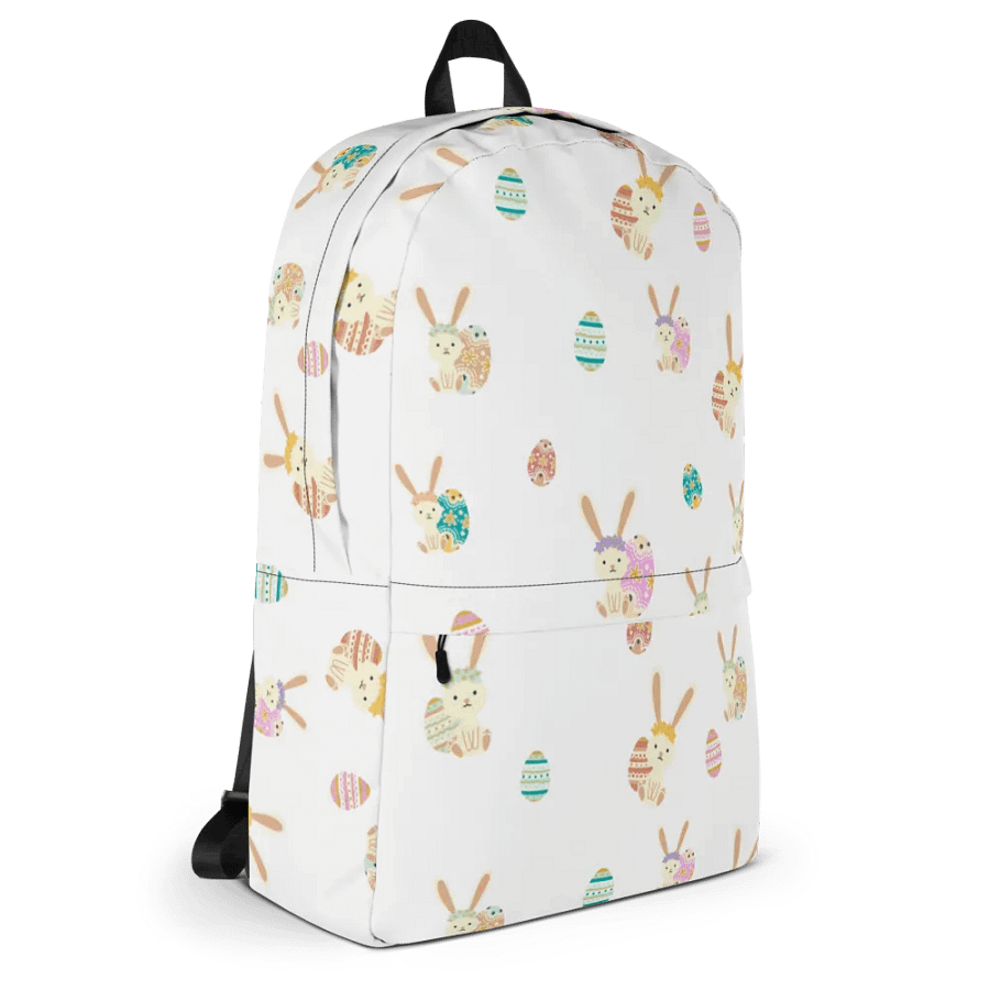 Floral Bunny Dreams All-Over Backpack product image (3)