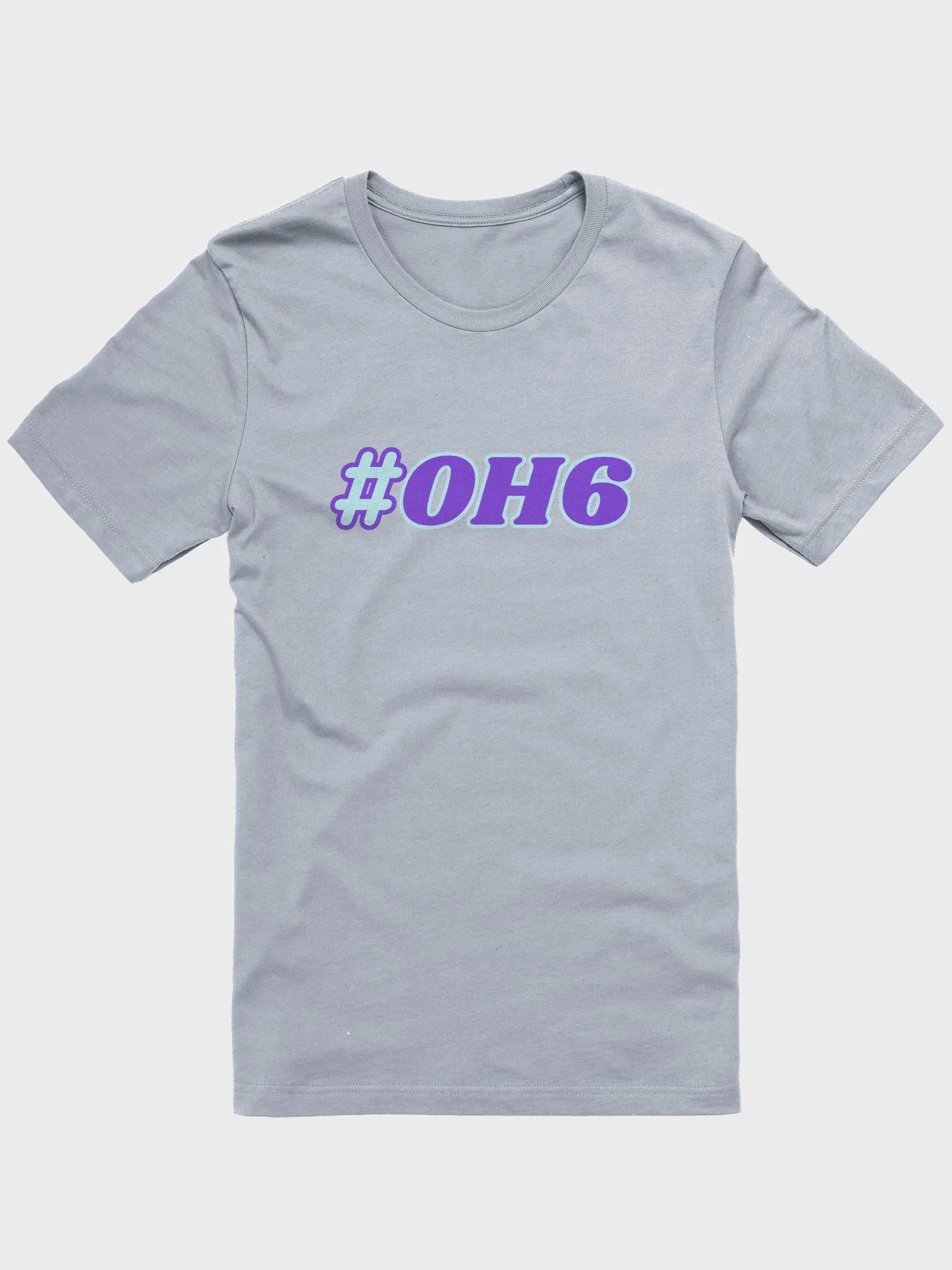#OH6 - Purple Text (unisex t-shirt) product image (1)