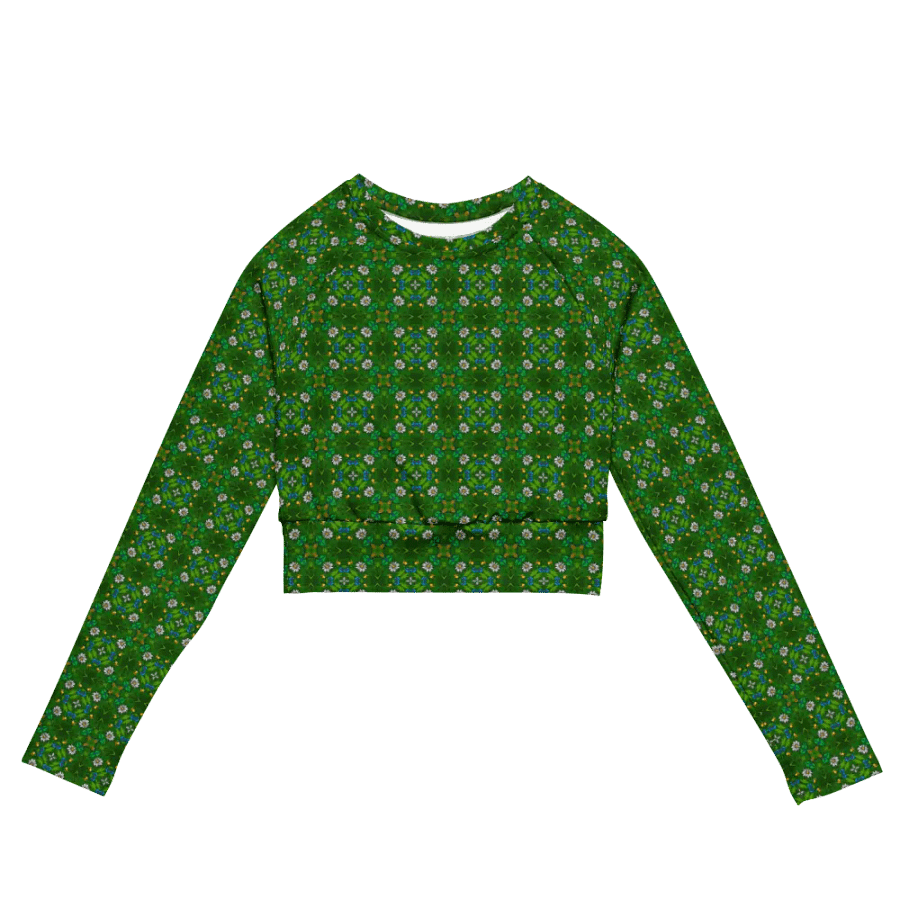 Symmetry Blooms Recycled Crop Top product image (2)
