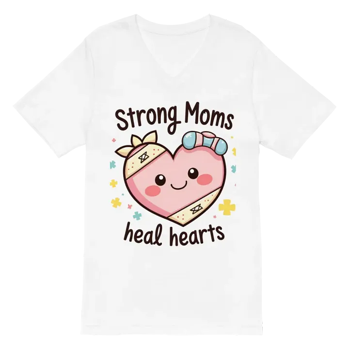 Strong moms, Heartfelt Healing V-Neck Tee product image (2)