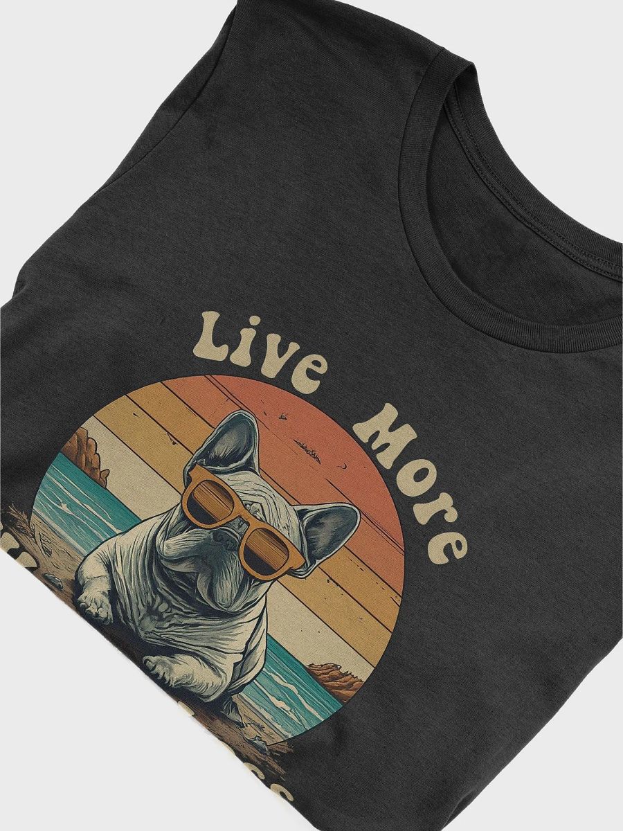 Sunset Frenchie Live More T-Shirt product image (6)