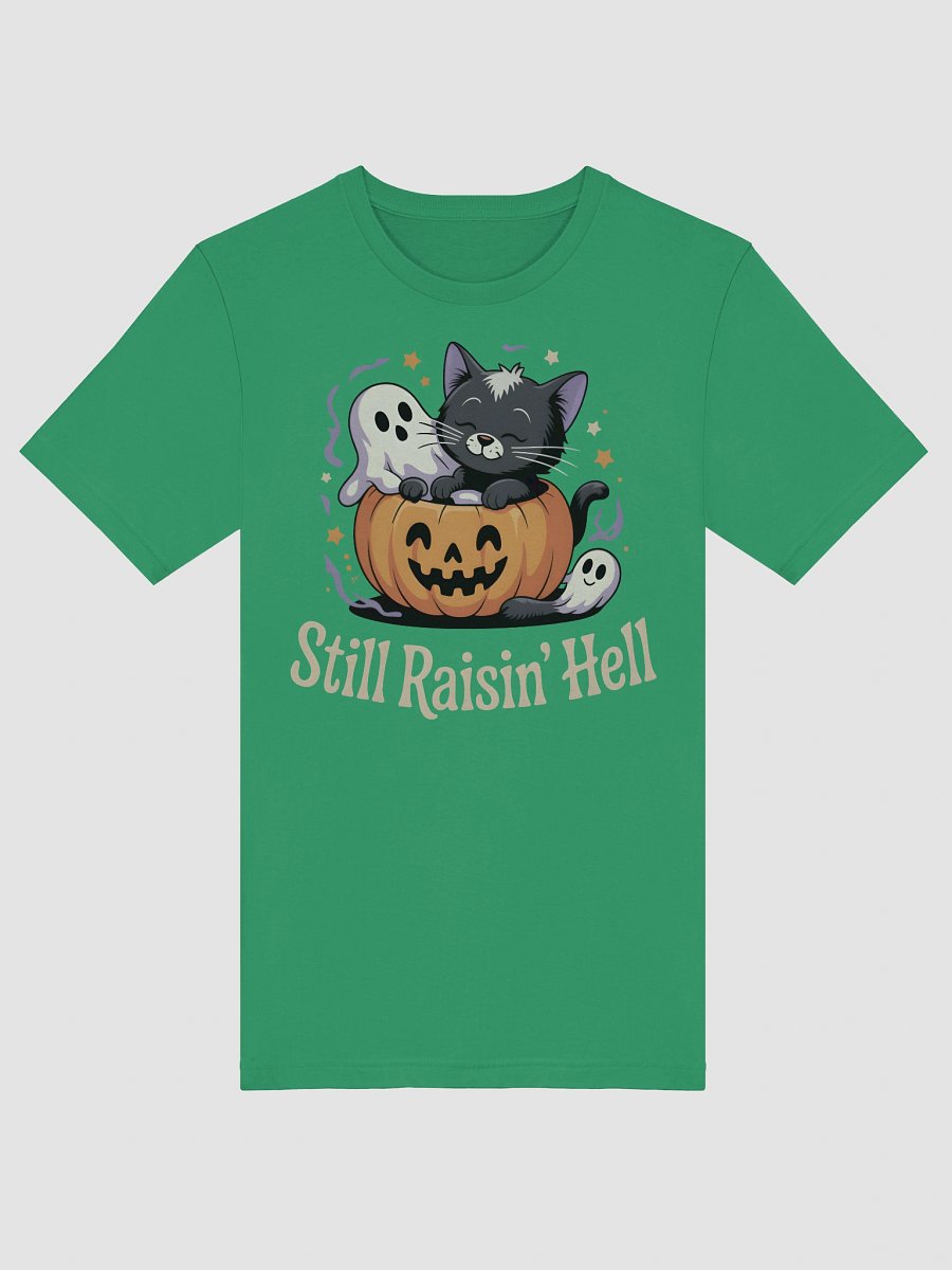 Raisin' Hell Halloween Kitty T-Shirt product image (29)