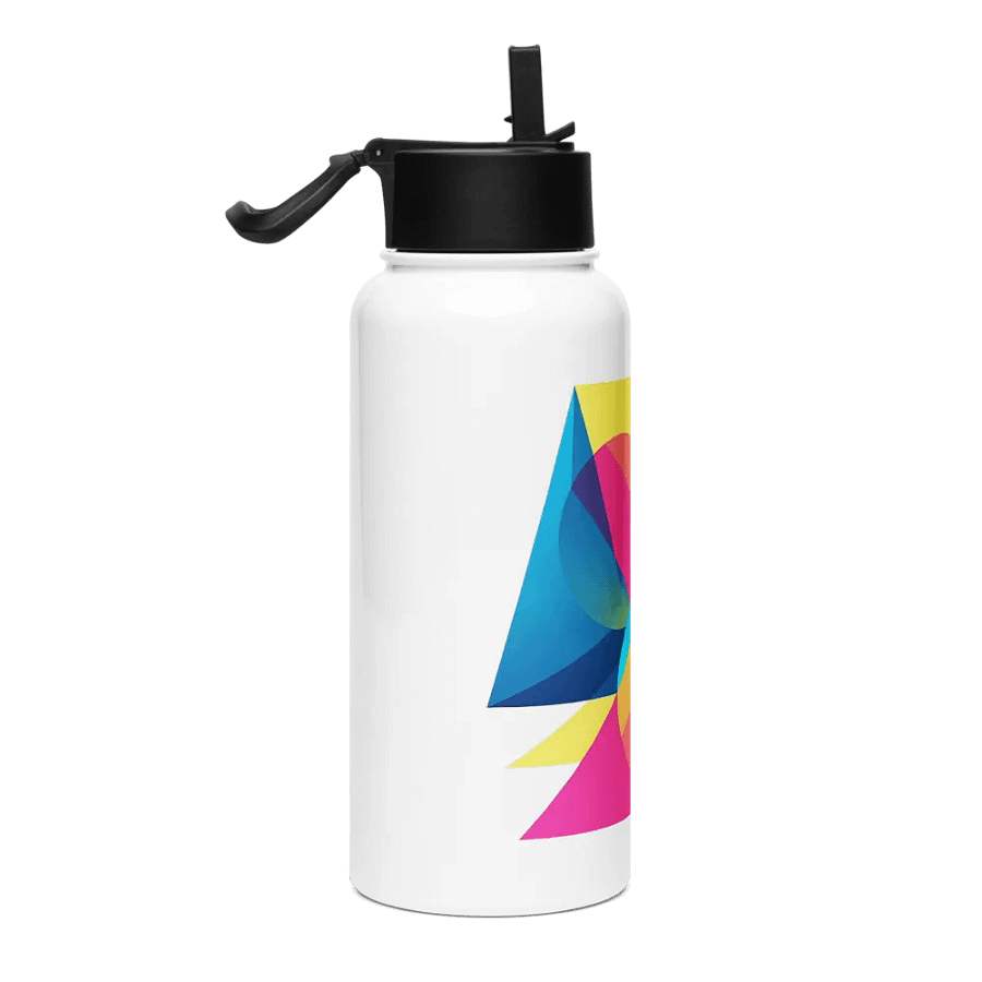 Electric Dynamics Stainless Steel Water Bottle with a Straw Lid product image (4)