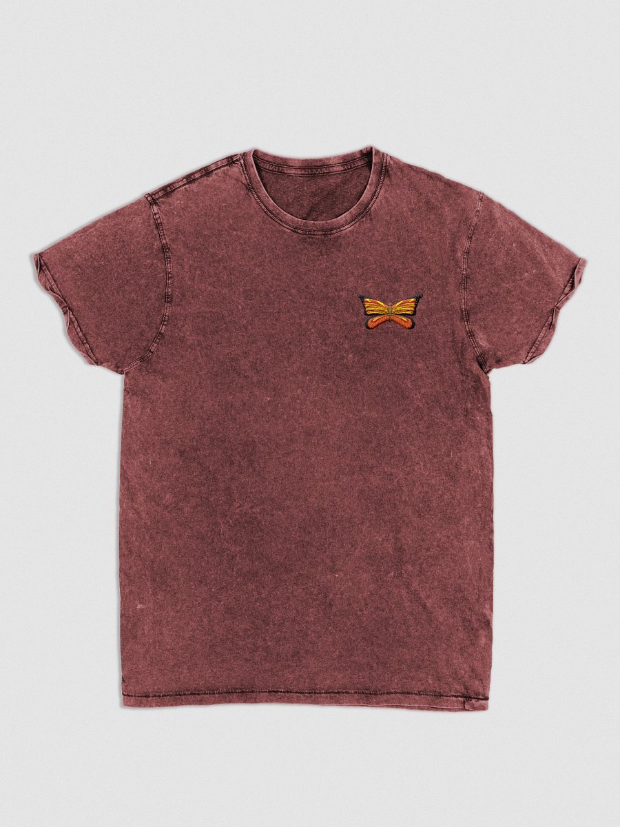 Symmetrical Flutter: Butterfly Art Denim Tee product image (4)