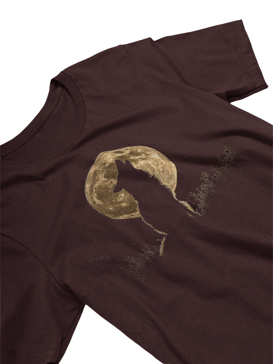 Howling at the Moon T-Shirt – Unisex Lunar & Wolf Spirit Tee product image (2)
