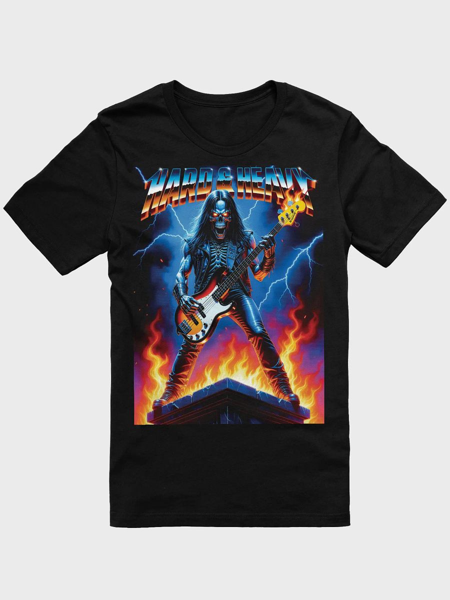 Hard & Heavy Skully Bassist Tee product image (1)