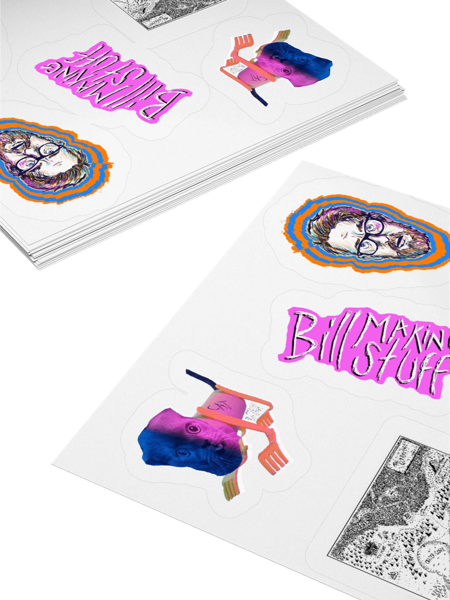 Bill Making Stuff Vinyl Sticker Set 1 product image (4)