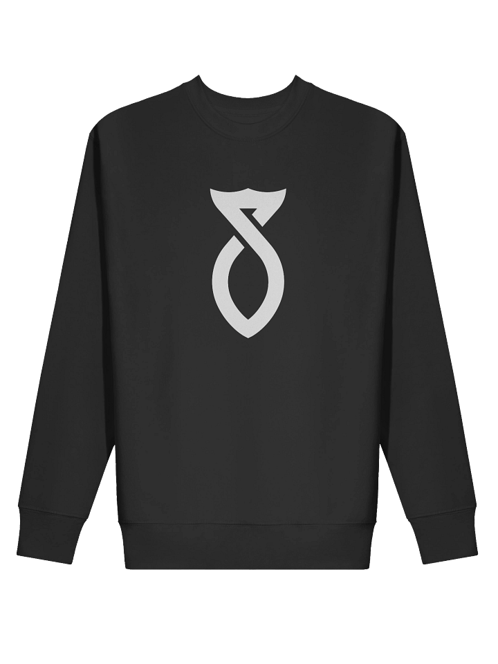 White on Black Sweatshirt product image (2)